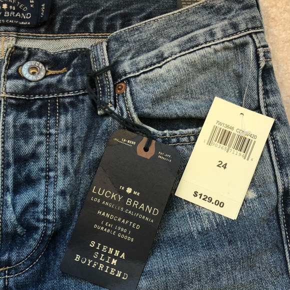 Lucky Brand Boyfriend Jeans *BRAND NEW - Picture 4 of 8